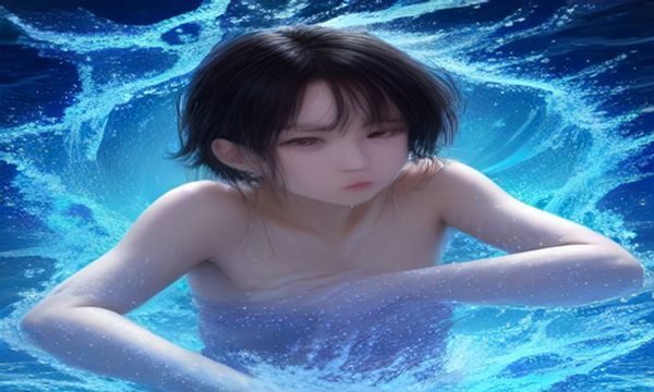 手机固定在稳定器上对准庭院喷灌水柱拍摄慢动作喷水视频，绿色植物背景清新自然